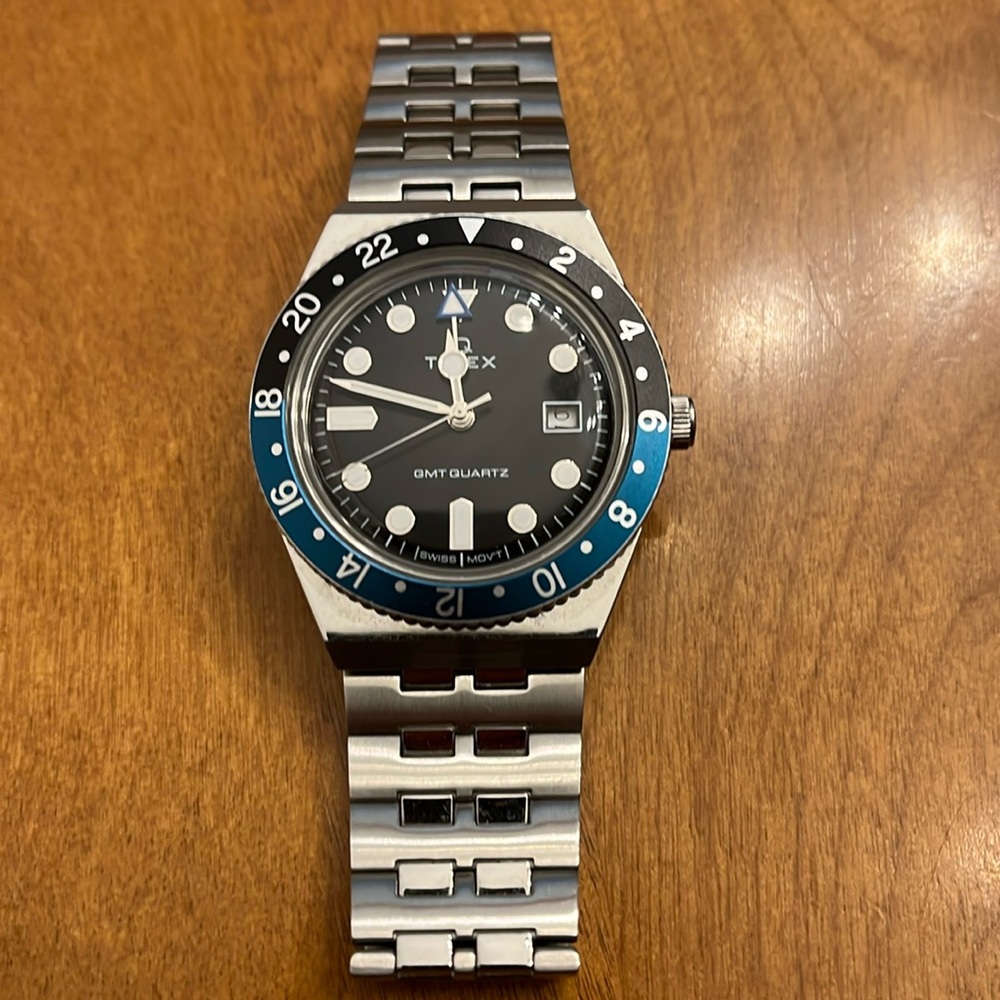 Timex Q GMT Batman
